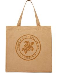 Vilebrequin - Solid -strandtasche Aus Leinen - Lyst