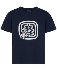 Vilebrequin - T-shirt donna in cotone biologico - x ines de la fressange - t-shirt - laora - Lyst