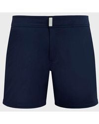 Vilebrequin - Flat Belt Stretch Swim Trunk Solid - Lyst