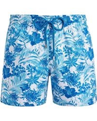 Vilebrequin - Stretch Swim Shorts Tahiti Flowers - Lyst
