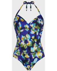 Vilebrequin - Halter One-Piece Swimsuit Frangipanier Trouble - Lyst