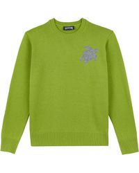 Vilebrequin - Wool And Cashmere Crewneck Sweater Turtle - Lyst