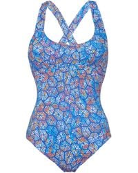 Vilebrequin - Crossed Back Straps One-piece Swimsuit Carapaces Multicolores - Lyst
