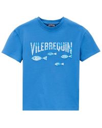 Vilebrequin - T-shirt en coton garçon tahiti turtles - gabin - Lyst