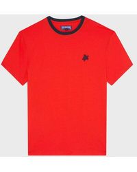 Vilebrequin - T-Shirt En Coton Organique Homme Bicolore - Lyst
