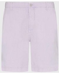 Vilebrequin - Mineral Dye Linen Bermuda Shorts - Lyst