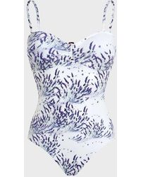 Vilebrequin - Bandeau One-Piece Swimsuit - Lyst