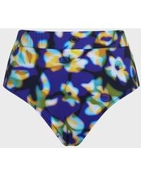 Vilebrequin - High-Waisted Bikini Bottom Frangipanier Trouble - Lyst