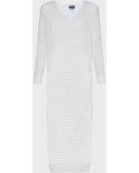 Vilebrequin - Crochet T-shirt Dress Solid - Dress - Lysia - White - Size L - Lyst