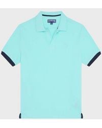 Vilebrequin - Organic Cotton Pique Polo Shirt Solid - Lyst