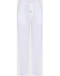 Vilebrequin - Comfort Linen Pants Solid - Pant - Pacha - White - Size S - Lyst
