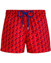 Vilebrequin - Kurze Micro Ronde Des Tortues Rainbow Badeshorts Für Herren - Lyst