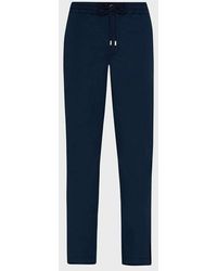 Vilebrequin - Elastic Waist Cotton Pants Solid - Lyst
