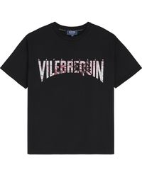 Vilebrequin - X Bape® Black Bandana T-shirt Mit Logo-print Für Herren - Lyst