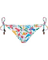 Vilebrequin - Mini Brief Bikini Bottom Happy Flowers - Lyst