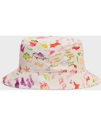 Vilebrequin - Linen Bucket Hat Pescador - Lyst