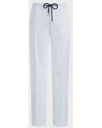 Vilebrequin - Cotton And Elastic Waist Pants Solid - Lyst