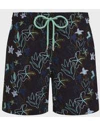 Vilebrequin - Embroidered Swim Shorts Seaweed - Lyst