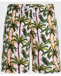Vilebrequin - Terry Bermuda Shorts Brazil Jungle - Lyst