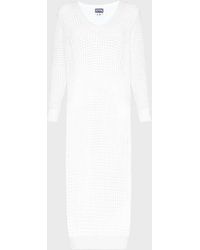 Vilebrequin - Crochet T-shirt Dress Solid - Dress - Lysia - White - Size Xs - Lyst