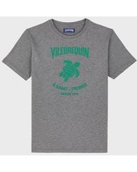 Vilebrequin - Cotton T-Shirt Embossed Logo - Lyst