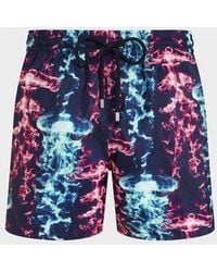 Vilebrequin - Ultra-light And Packable Swim Trunks X-ray Medusa - Swimwear - Mahina - Blue - Size Xs - Lyst