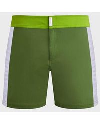 Vilebrequin - Stretch Swim Shorts Flat Belt Color Block - Lyst