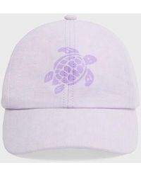 Vilebrequin - Linen Mineral Dye Cap Turtle - Lyst