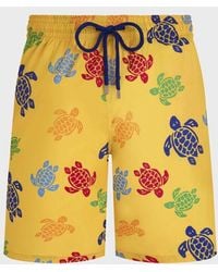 Vilebrequin - Maillot De Bain Long Ultra-Léger Et Pliable Homme Tortues Multicolores - Lyst