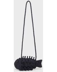Vilebrequin - Raffia Small Fish Bag - Lyst