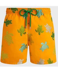 Vilebrequin - Swim Shorts Embroidered Tortue Multicolore - Lyst