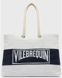 Vilebrequin - Cotton Woven Beach Bag - Lyst