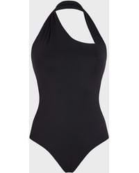 Vilebrequin - Graphic Neckline One-Piece Swimsuit Solid - Lyst