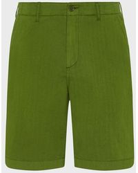Vilebrequin - Satin Cotton Bermuda Shorts Solid - Lyst