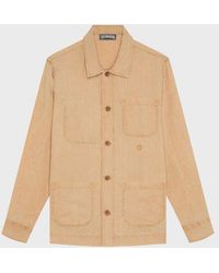 Vilebrequin - Mineral Dye Linen Overshirt - Lyst