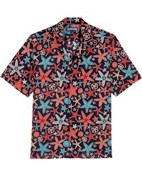 Vilebrequin - Linen Bowling Shirt Holistarfish - Lyst