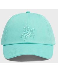 Vilebrequin - Solid Cotton Cap Turtle Embroidery - Lyst