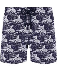Vilebrequin - Swim Trunks Embroidered Waves- Limited Edition - Lyst