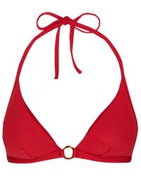 Vilebrequin - Haut de maillot de bain foulard femme plumetis - flechett - Lyst