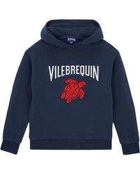 Vilebrequin - Kapuzenpullover Mit Aufgesticktem Logo Für Jungen - Lyst