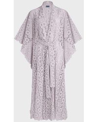 Vilebrequin - Guipure Kimono Flowers Lace - Kim - Kiyomi - Pink - Size Osfa - Lyst