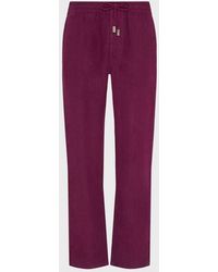 Vilebrequin - Linen Comfort Pants Solid - Lyst