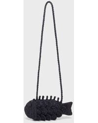 Vilebrequin - Raffia Small Fish Handbag - Lyst