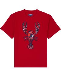 Vilebrequin - Oversized Organic Cotton T-shirt Graphic Lobsters - Lyst