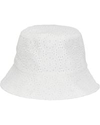 Vilebrequin - Cotton Bucket Hat Broderies Anglaises - Lyst