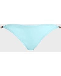 Vilebrequin - Mini Brief Bikini Bottom Pearl Detail Solid - Swimwear - Flaka - Blue - Size Xs - Lyst