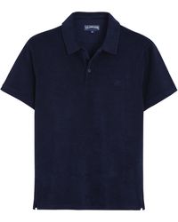 Vilebrequin - Solid Polohemd Aus Jacquard Für Herren - Lyst