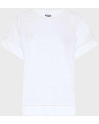 Vilebrequin - Linen T-Shirt Solid - Lyst