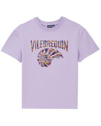 Vilebrequin - T-shirt en coton organique garçon noumea sea shells - gabin - Lyst