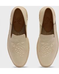 Vilebrequin - Canvas Boat Shoes Solid - Shoes - Clive - Beige - Size 42 - Lyst